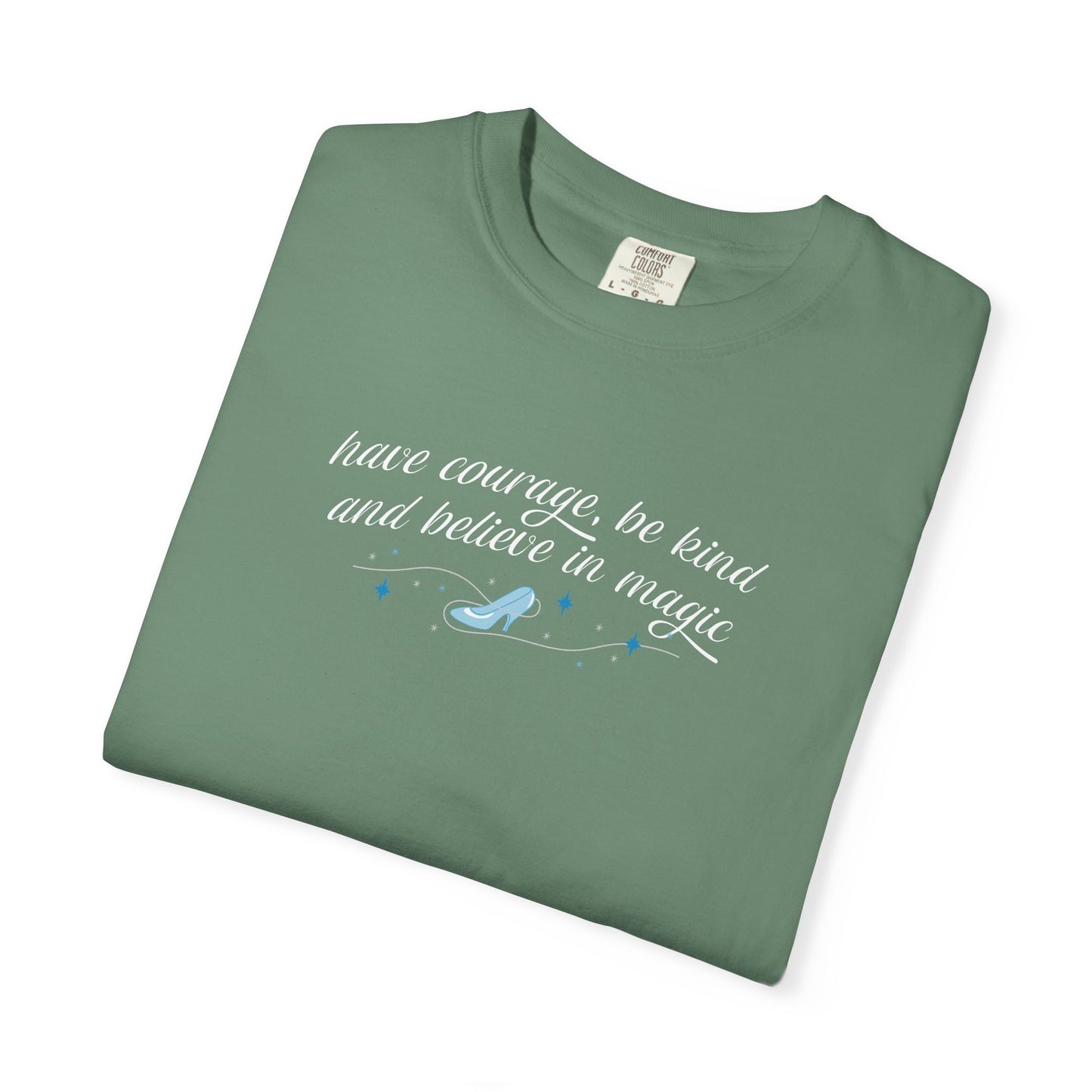 Whimsical Glass Slipper Graphic T-shirt, Casual Tee, Gift for Shoe Lovers, Birthday Gift, Women's Fashion, Everyday Wear, Fun Apparel