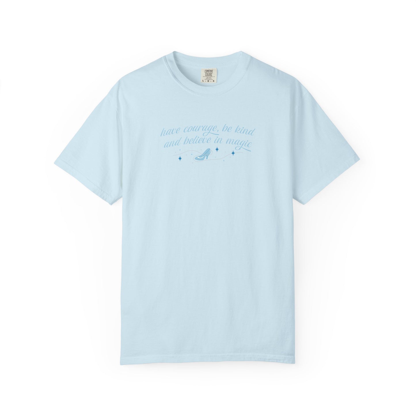 Whimsical Glass Slipper Graphic T-shirt, Casual Tee, Gift for Shoe Lovers, Birthday Gift, Women's Fashion, Everyday Wear, Fun Apparel