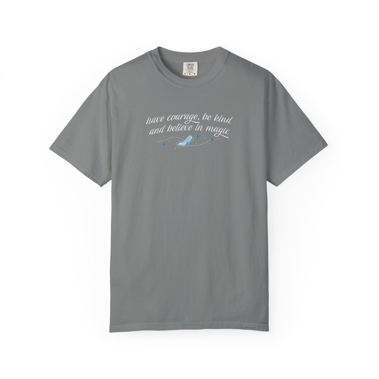 Whimsical Glass Slipper Graphic T-shirt, Casual Tee, Gift for Shoe Lovers, Birthday Gift, Women's Fashion, Everyday Wear, Fun Apparel