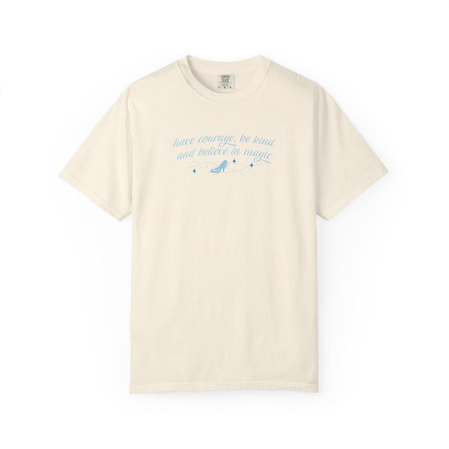 Whimsical Glass Slipper Graphic T-shirt, Casual Tee, Gift for Shoe Lovers, Birthday Gift, Women's Fashion, Everyday Wear, Fun Apparel