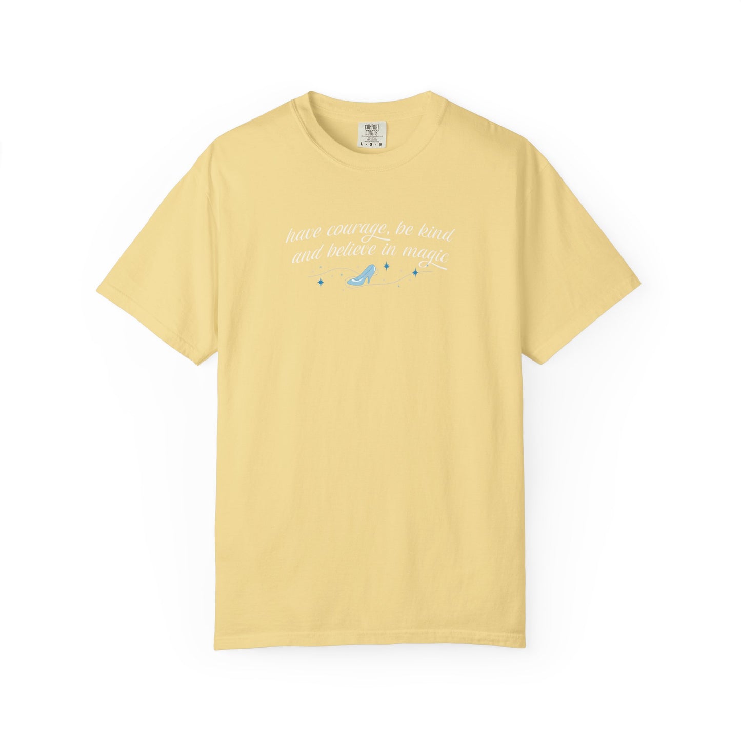 Whimsical Glass Slipper Graphic T-shirt, Casual Tee, Gift for Shoe Lovers, Birthday Gift, Women's Fashion, Everyday Wear, Fun Apparel