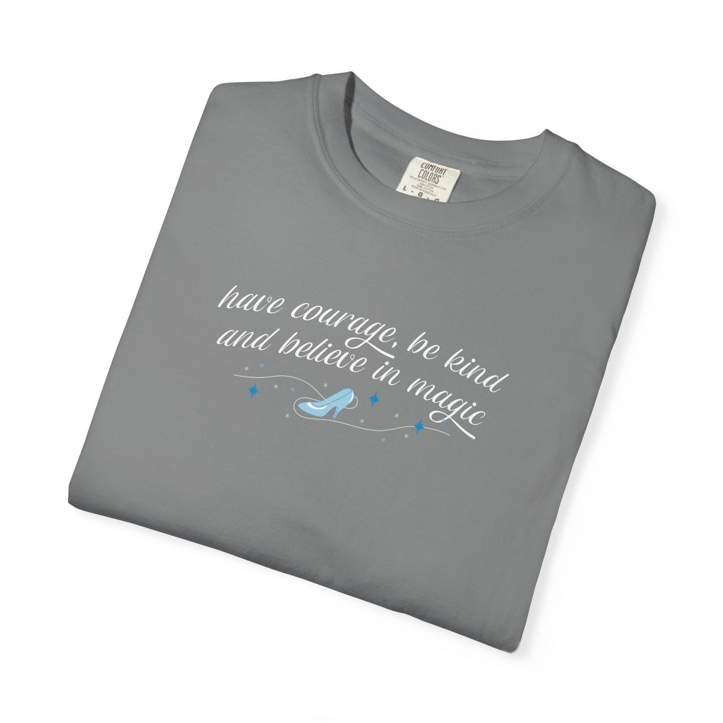 Whimsical Glass Slipper Graphic T-shirt, Casual Tee, Gift for Shoe Lovers, Birthday Gift, Women's Fashion, Everyday Wear, Fun Apparel