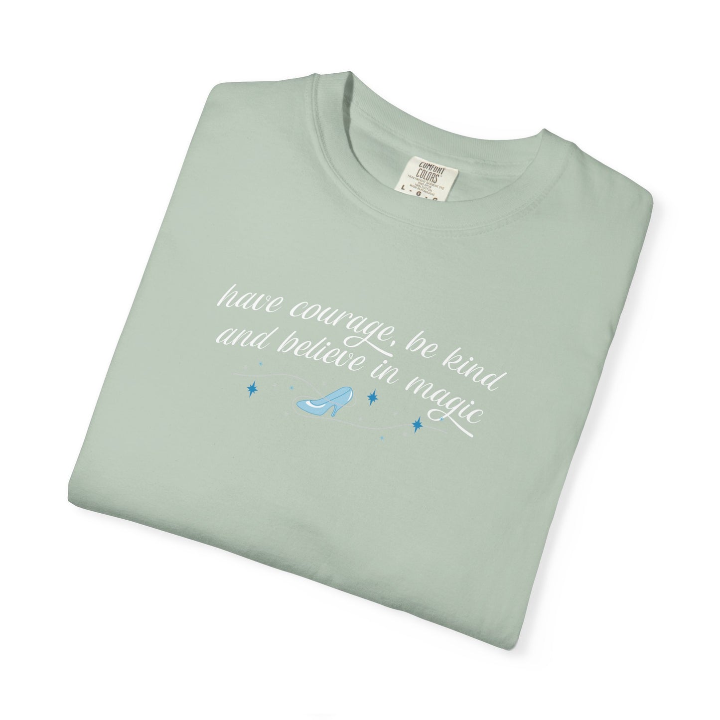 Whimsical Glass Slipper Graphic T-shirt, Casual Tee, Gift for Shoe Lovers, Birthday Gift, Women's Fashion, Everyday Wear, Fun Apparel
