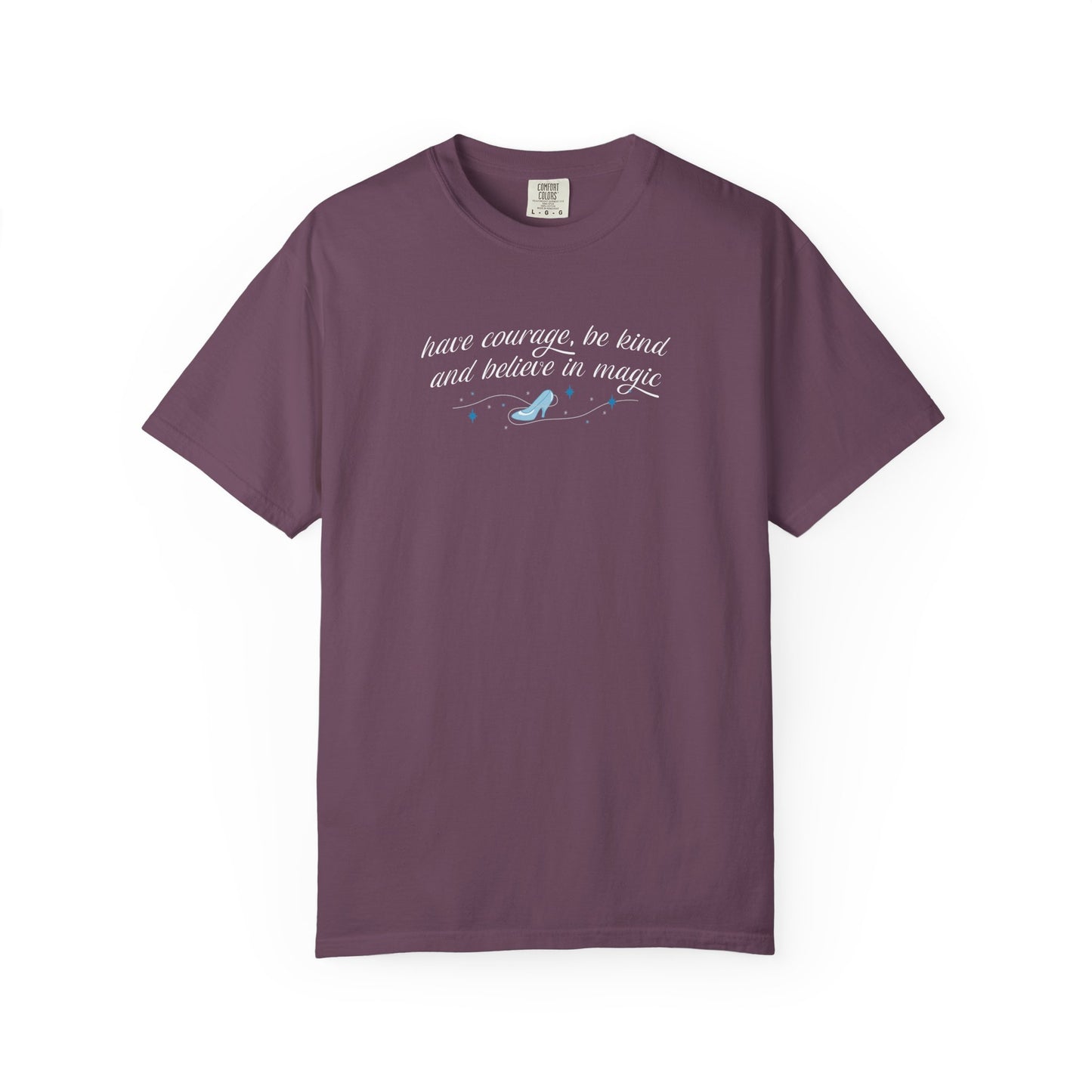Whimsical Glass Slipper Graphic T-shirt, Casual Tee, Gift for Shoe Lovers, Birthday Gift, Women's Fashion, Everyday Wear, Fun Apparel