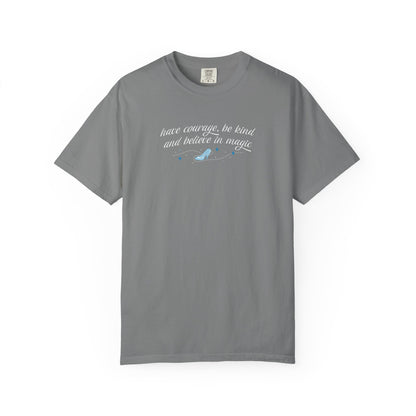 Whimsical Glass Slipper Graphic T-shirt, Casual Tee, Gift for Shoe Lovers, Birthday Gift, Women's Fashion, Everyday Wear, Fun Apparel