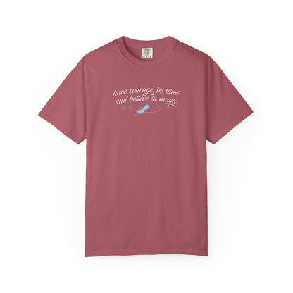 Whimsical Glass Slipper Graphic T-shirt, Casual Tee, Gift for Shoe Lovers, Birthday Gift, Women's Fashion, Everyday Wear, Fun Apparel