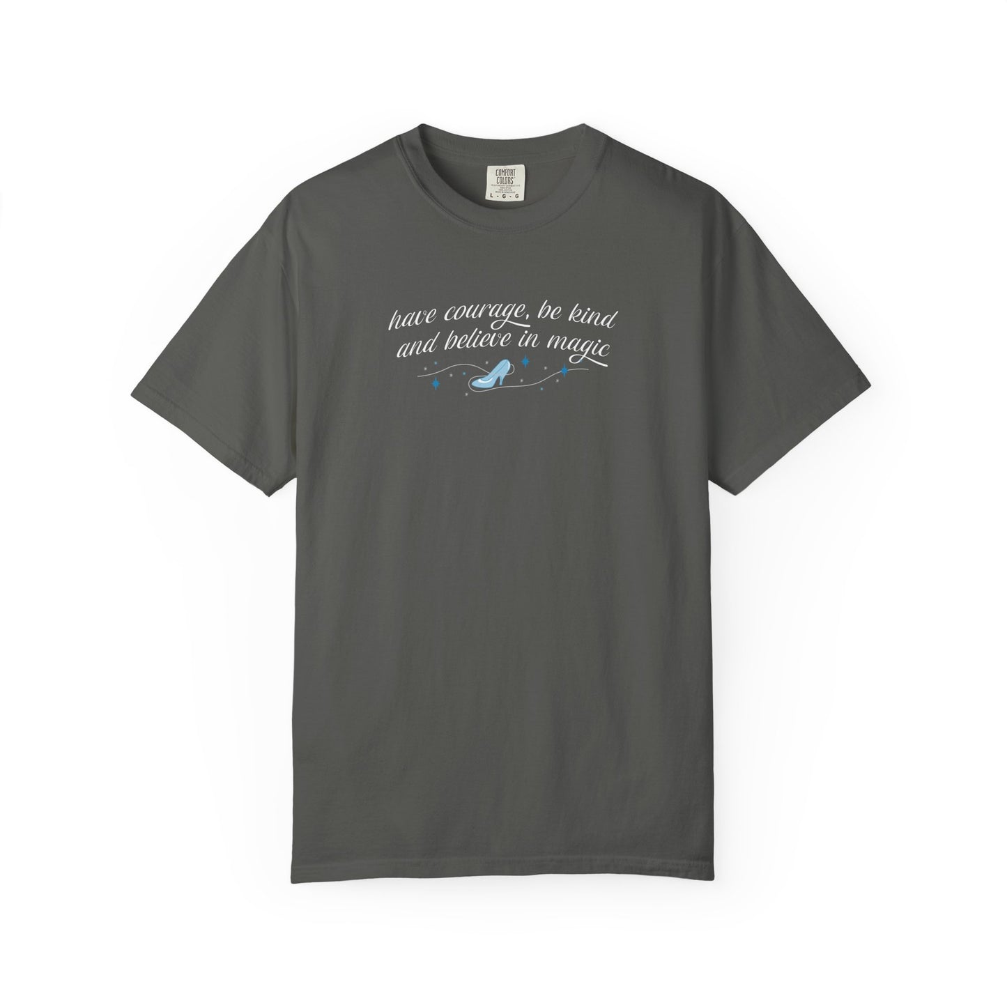 Whimsical Glass Slipper Graphic T-shirt, Casual Tee, Gift for Shoe Lovers, Birthday Gift, Women's Fashion, Everyday Wear, Fun Apparel