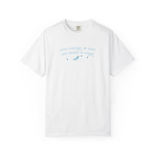 Whimsical Glass Slipper Graphic T-shirt, Casual Tee, Gift for Shoe Lovers, Birthday Gift, Women's Fashion, Everyday Wear, Fun Apparel