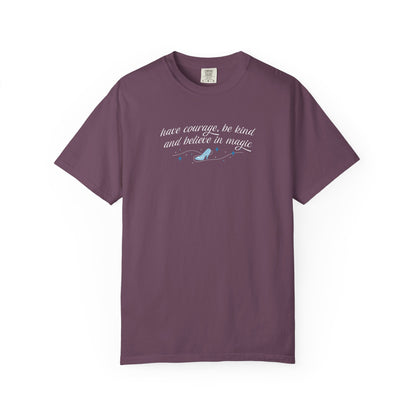 Whimsical Glass Slipper Graphic T-shirt, Casual Tee, Gift for Shoe Lovers, Birthday Gift, Women's Fashion, Everyday Wear, Fun Apparel