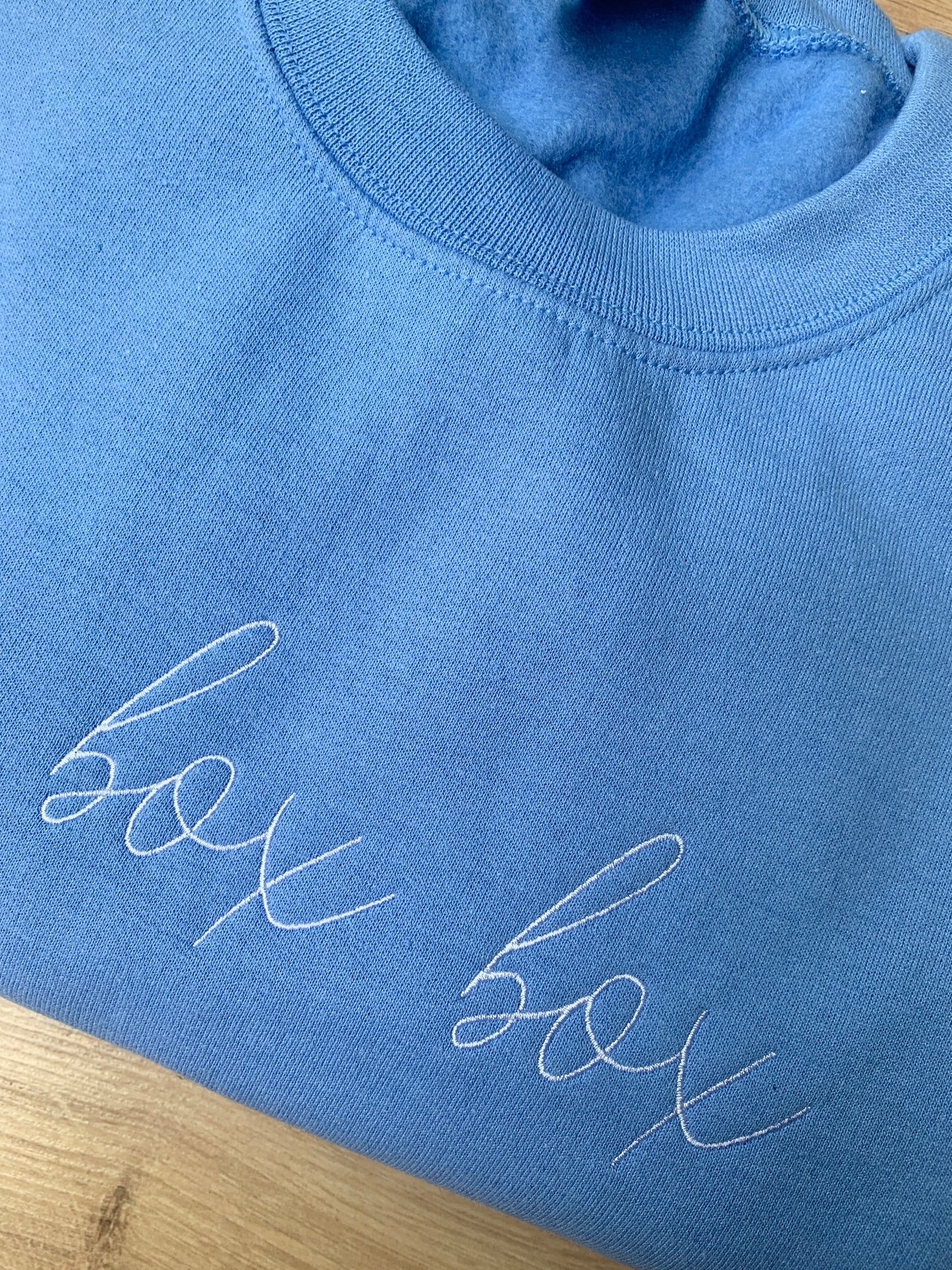 Sample - XLarge - Blue Sweatshirt with 'box box box' Design