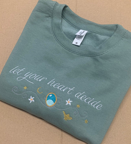 Magic Carpet Princess Crewneck Sweatshirt - Dusty Green