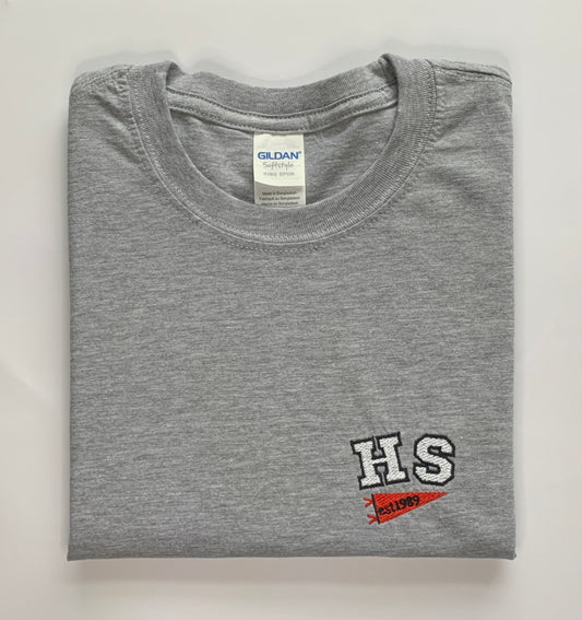 Sample - Small - Grey Tshirt with 'HS Orlando Park' Design