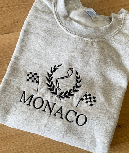 Second - Large - Grey Sweatshirt with 'Monaco' Track