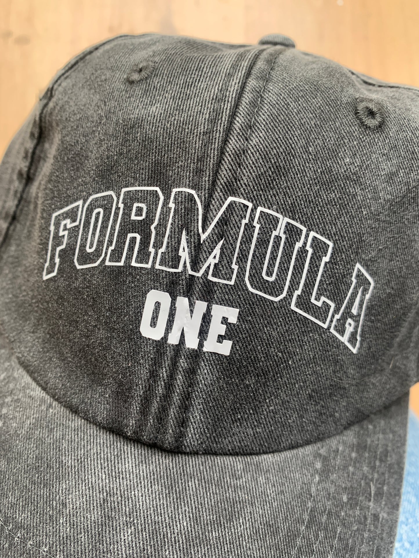 Second - Black Vintage Wash Hat 'Formula One'