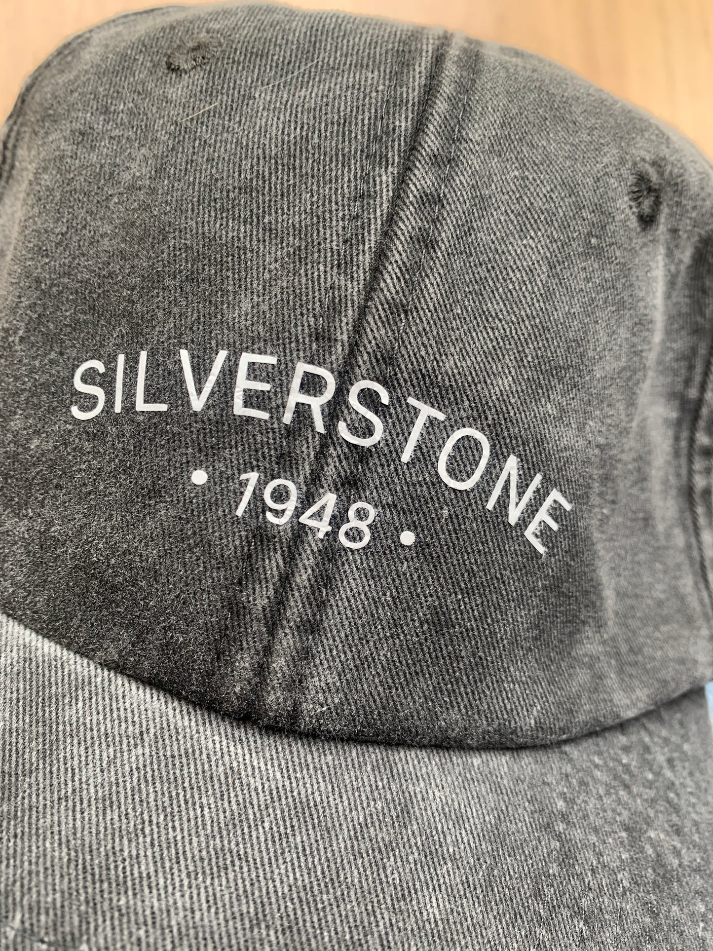 Second - Black Vintage Washed Hat 'Silverstone 1948'