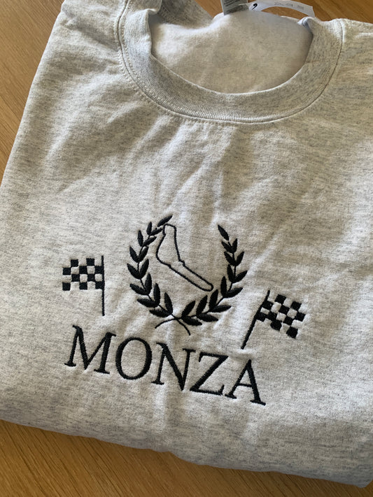 Second - XLarge - Ash Grey Sweatshirt with Monza Design