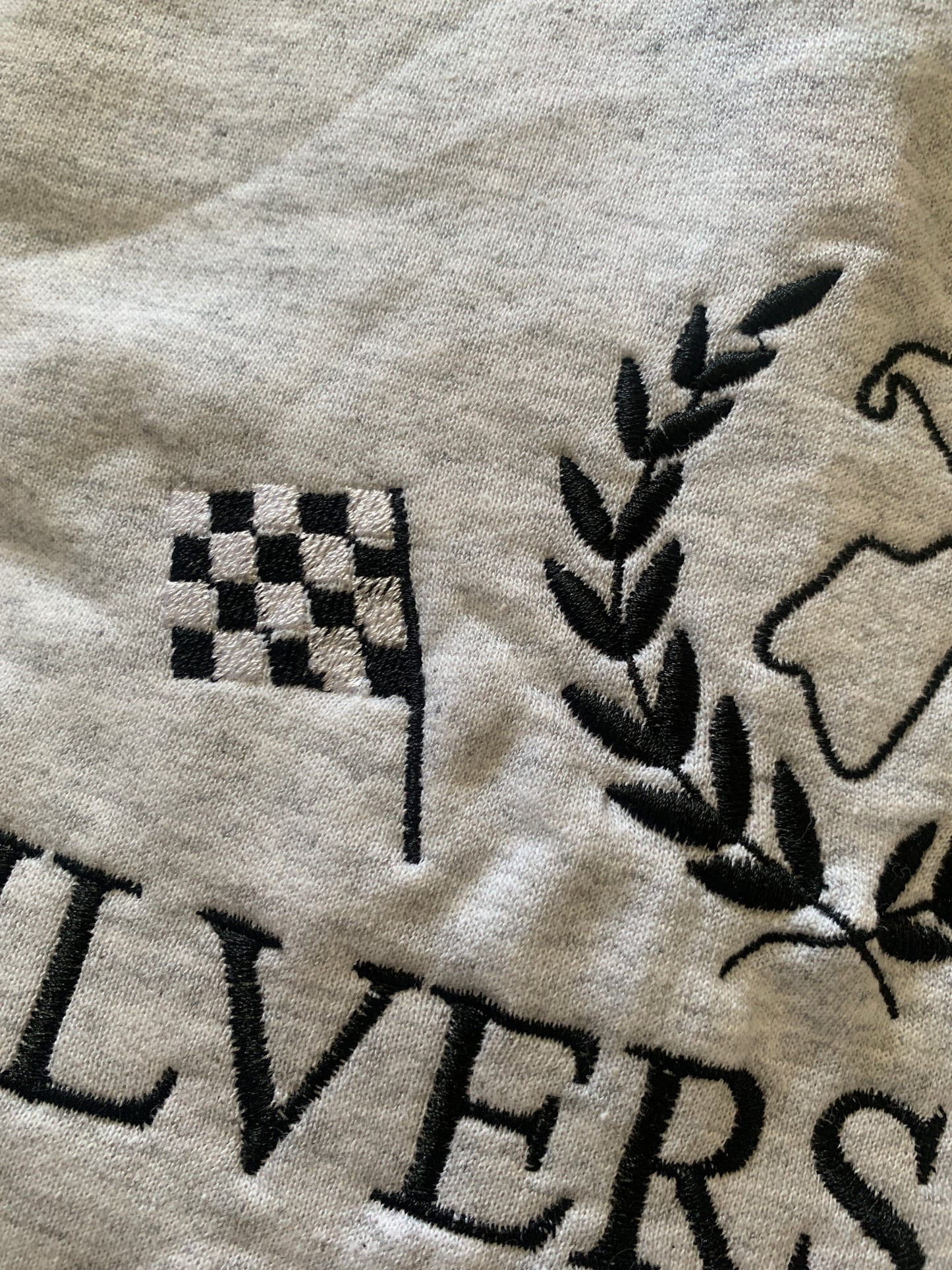 Second - Small - Ash Grey Sweatshirt with Silverstone Design