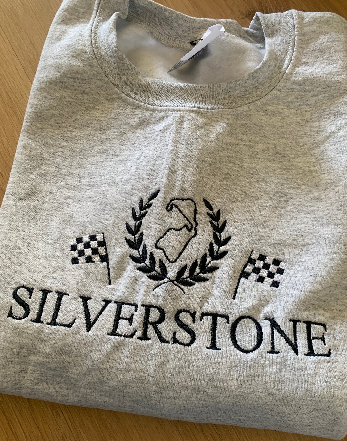 Second - XLarge - Ash Grey Sweatshirt with Silverstone Design